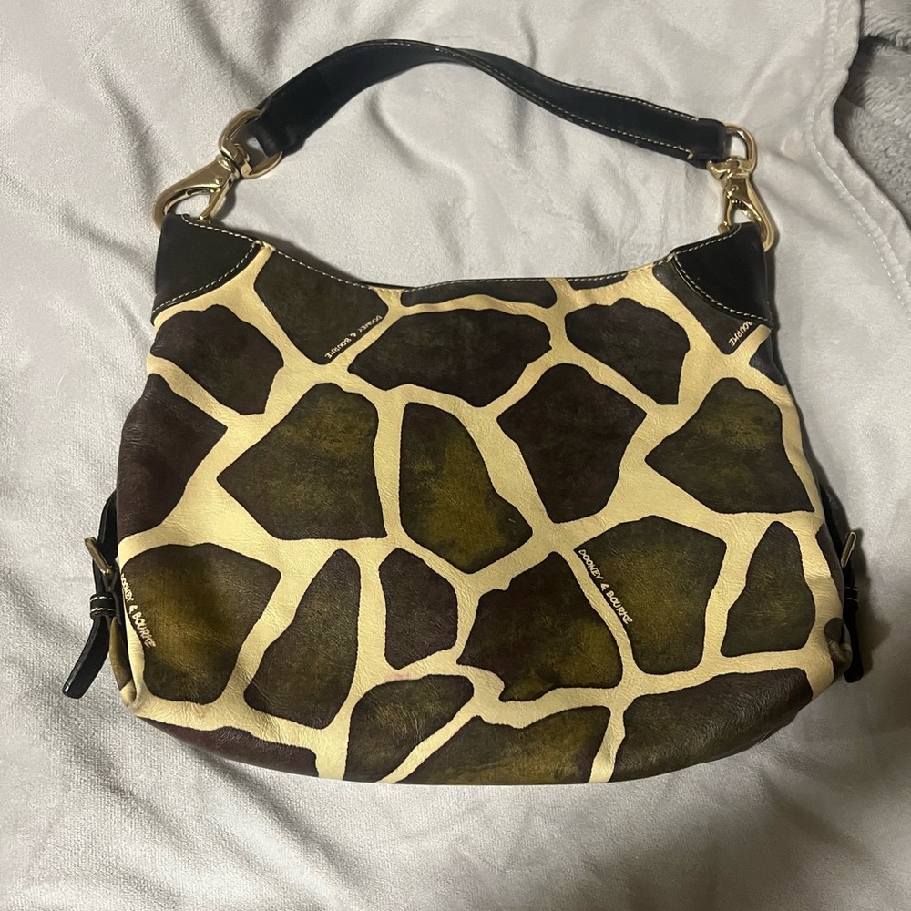 Dooney & Bourke giraffe print handbag. Great condition - Picture 2 of 5